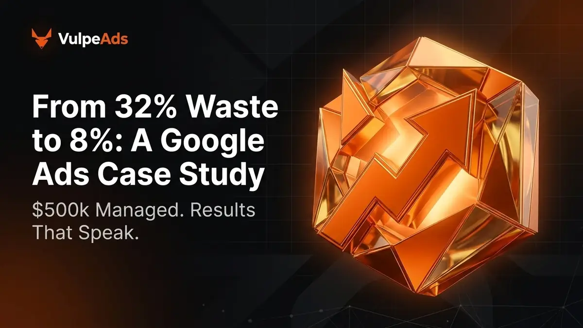 Case Study: From 32% Wasted Spend to 8% With VulpeAds